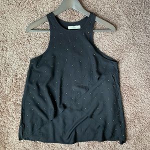 Black Tank Top | High Low | Knot Sisters